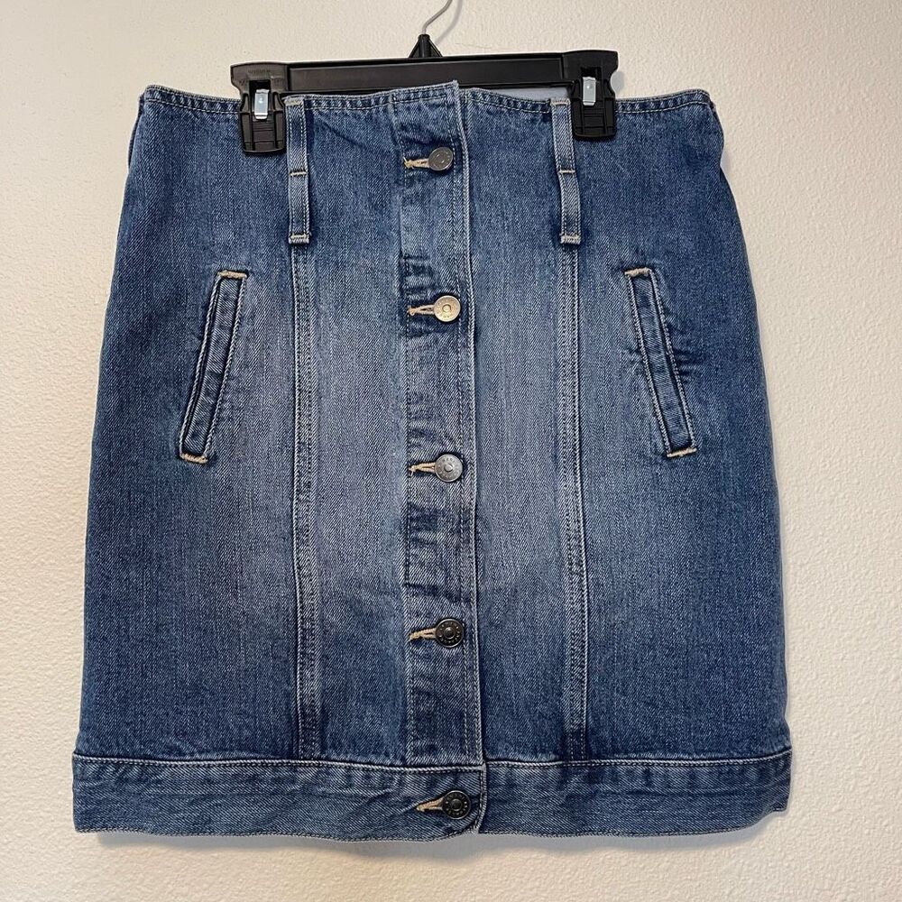 Vintage Armani Exchange‎ Denim Mini Skirt Size 0